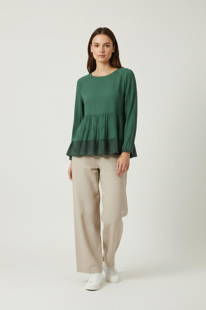 Blouse Verte - Taille XS/34 de la marque ba&sh | PARAD51210 - Vendu par Paradigme - Image 1