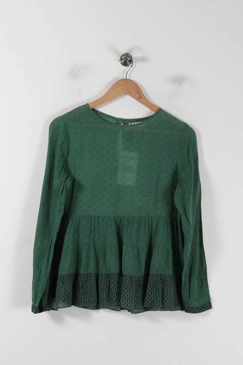 Blouse Verte - Taille XS/34 de la marque ba&sh | PARAD51210 - Vendu par Paradigme - Image 2