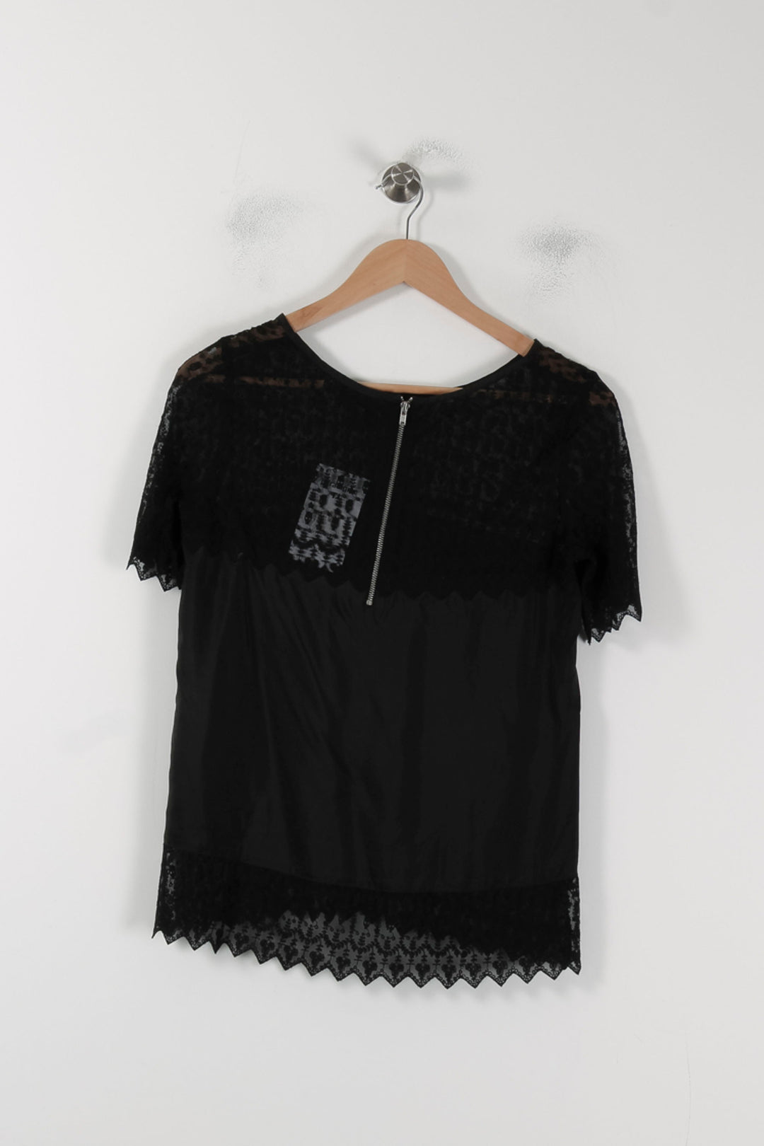 Blouse Noire - Taille S/36 de la marque The Kooples | PARAD51211 - Vendu par Paradigme - Image 4