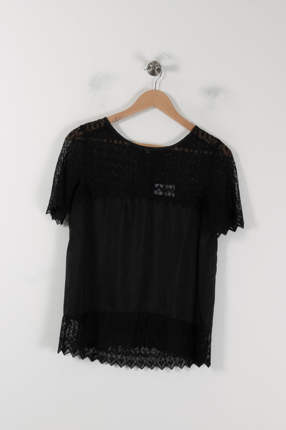 Blouse Noire - Taille S/36 de la marque The Kooples | PARAD51211 - Vendu par Paradigme - Image 2