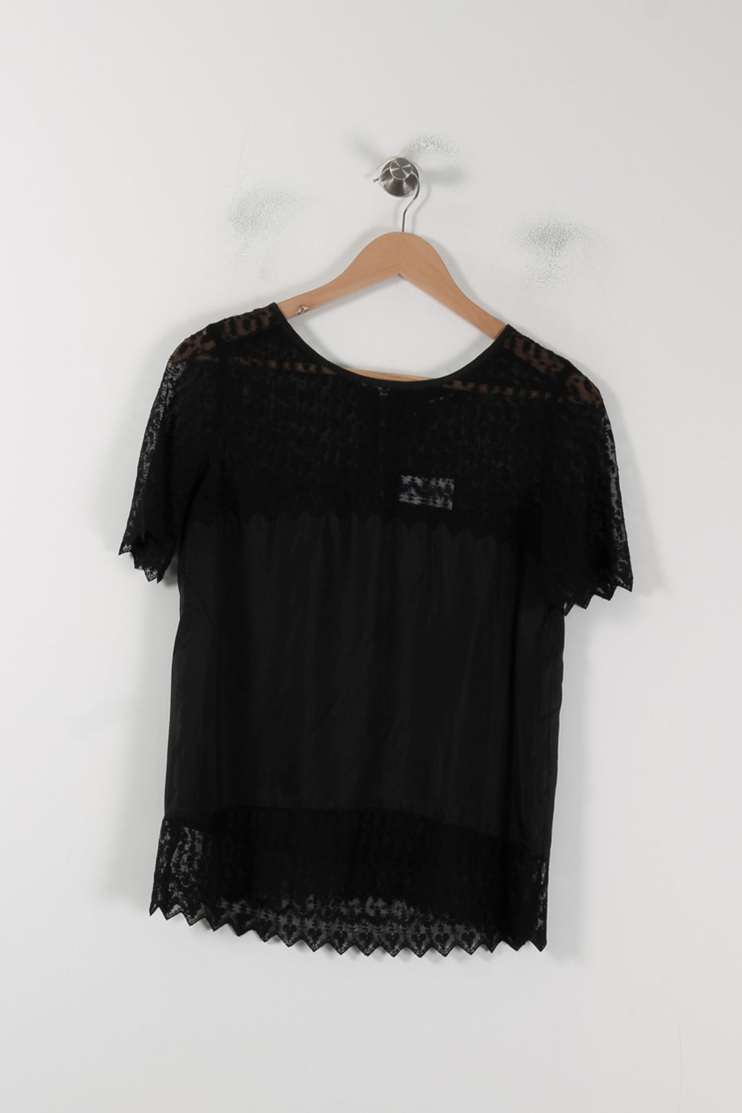 Blouse Noire - Taille S/36 de la marque The Kooples | PARAD51211 - Vendu par Paradigme - Image 2