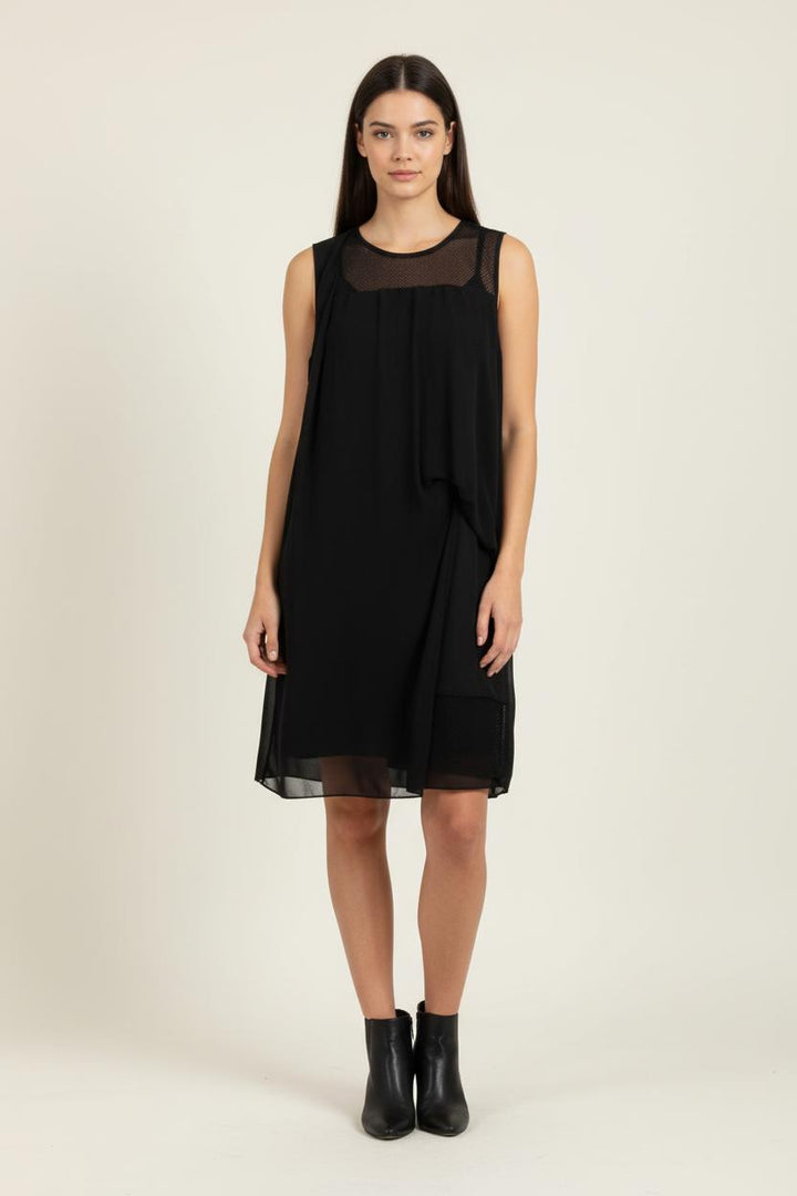 Robe Sans Manches Noire - Taille M/38 de la marque Sandro | PARAD51228 - Vendu par Paradigme - Image 1