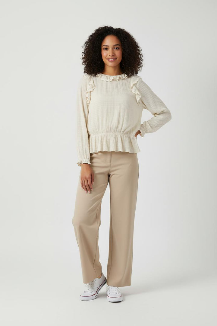 Blouse Beige - Taille S/36 de la marque ba&sh | PARAD51229 - Vendu par Paradigme - Image 1