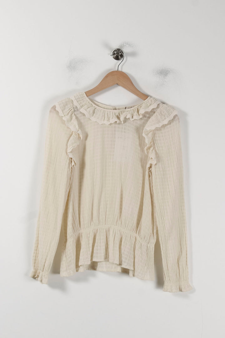 Blouse Beige - Taille S/36 de la marque ba&sh | PARAD51229 - Vendu par Paradigme - Image 2