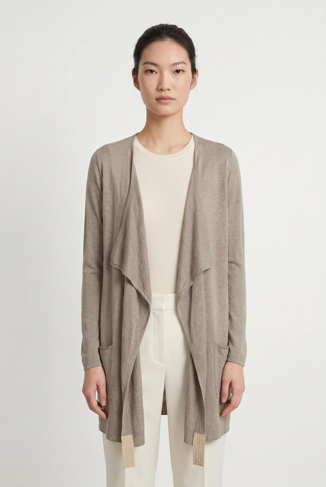 Cardigan Marron - Taille S/36 de la marque IKKS | PARAD51232 - Vendu par Paradigme - Image 1
