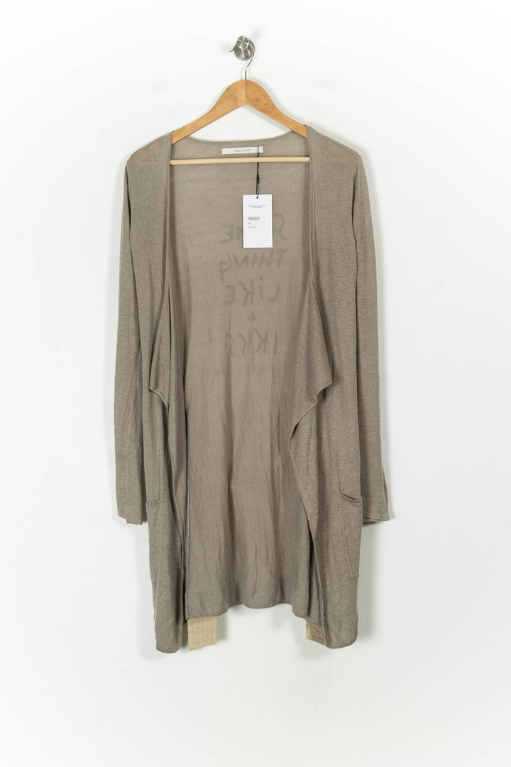 Cardigan Marron - Taille S/36 de la marque IKKS | PARAD51232 - Vendu par Paradigme - Image 2