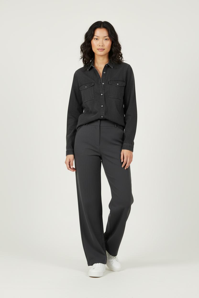 Chemise Gris - Taille S/36 de la marque IKKS | PARAD51234 - Vendu par Paradigme - Image 1