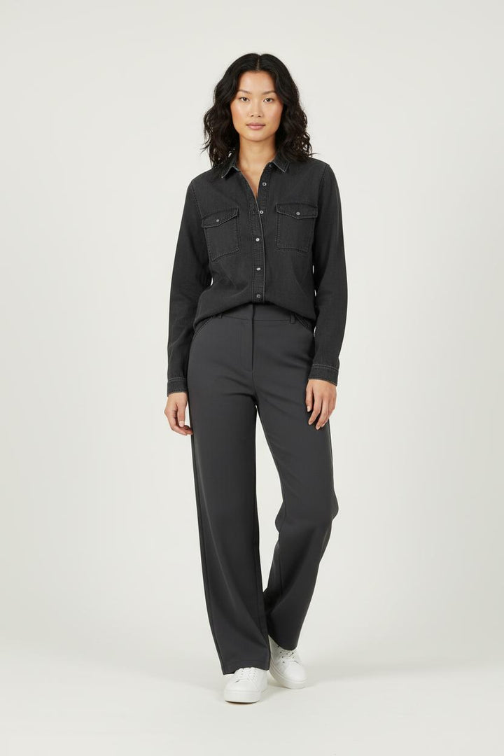 Chemise Gris - Taille S/36 de la marque IKKS | PARAD51234 - Vendu par Paradigme - Image 1