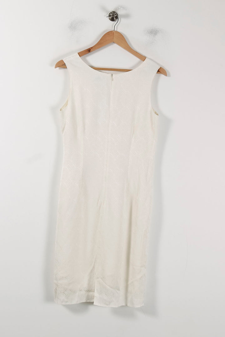 Robe Midi Blanche - Taille XL/42 de la marque Maison 123 | PARAD51247 - Vendu par Paradigme - Image 4