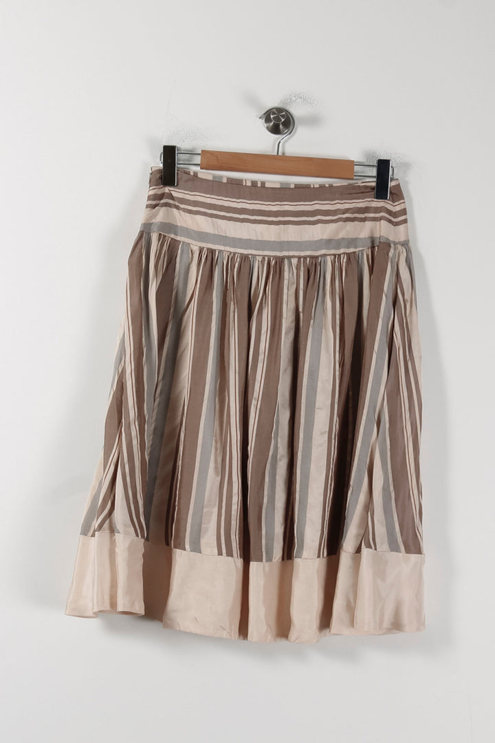 Jupe Midi Beige et Marron - Taille L/40 de la marque Maison 123 | PARAD51249 - Vendu par Paradigme - Image 4