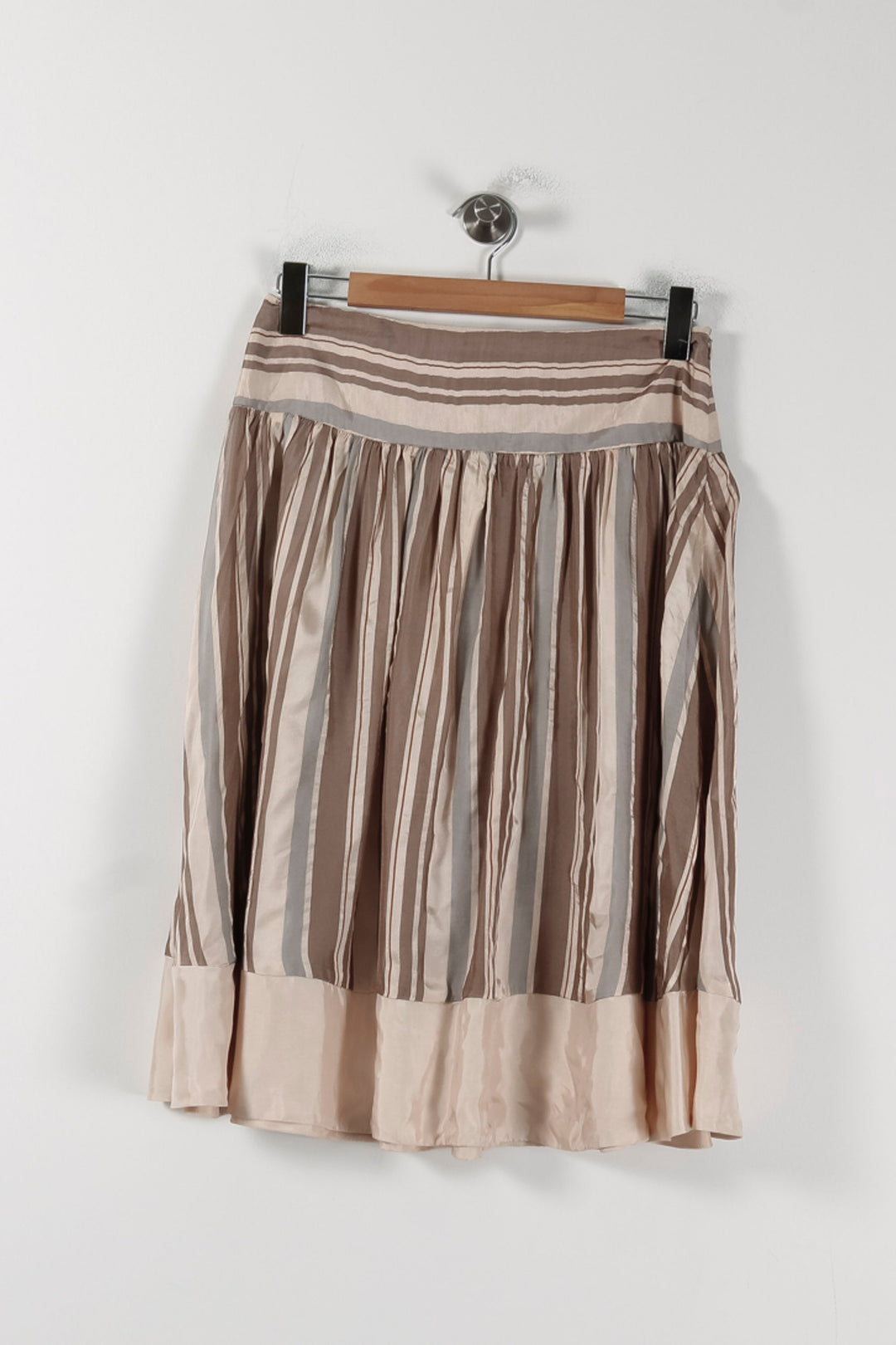 Jupe Midi Beige et Marron - Taille L/40 de la marque Maison 123 | PARAD51249 - Vendu par Paradigme - Image 2