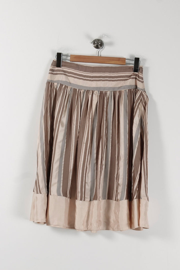 Jupe Midi Beige et Marron - Taille L/40 de la marque Maison 123 | PARAD51249 - Vendu par Paradigme - Image 2
