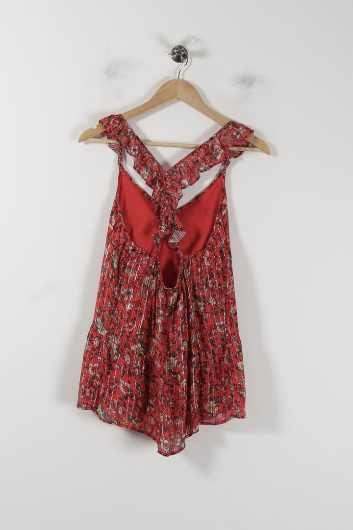 Caraco Rouge - Taille S/36 de la marque Bérénice | PARAD51261 - Vendu par Paradigme - Image 4