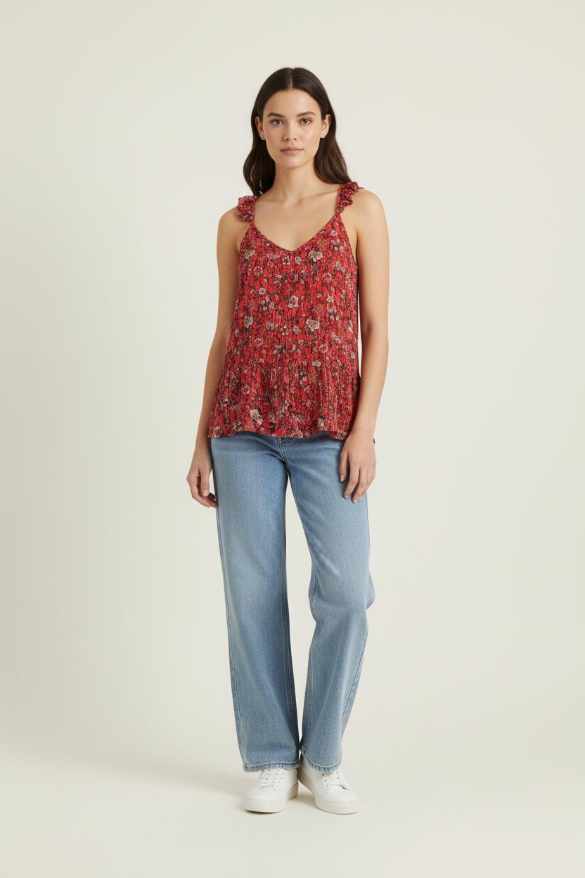 Caraco Rouge - Taille S/36 de la marque Bérénice | PARAD51261 - Vendu par Paradigme - Image 1