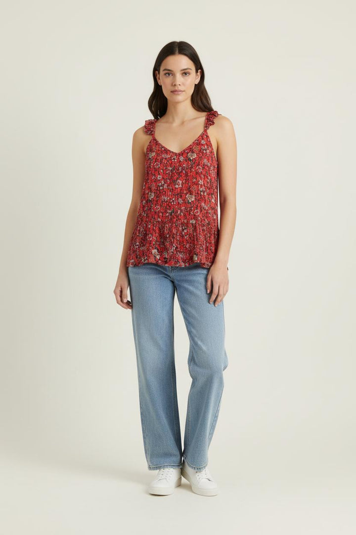 Caraco Rouge - Taille S/36 de la marque Bérénice | PARAD51261 - Vendu par Paradigme - Image 1