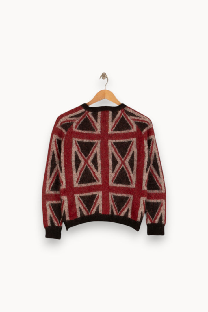Pull Bordeaux et Noir - Taille M/38 de la marque The Kooples | PARAD51266 - Vendu par Paradigme - Image 4