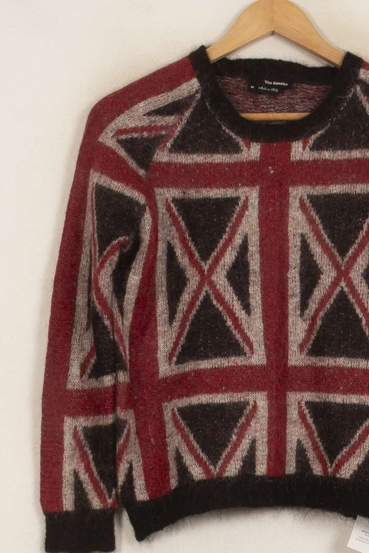 Pull Bordeaux et Noir - Taille M/38 de la marque The Kooples | PARAD51266 - Vendu par Paradigme - Image 3
