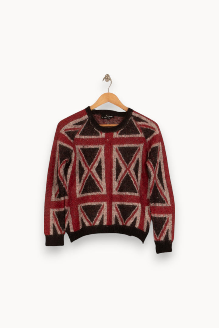 Pull Bordeaux et Noir - Taille M/38 de la marque The Kooples | PARAD51266 - Vendu par Paradigme - Image 2