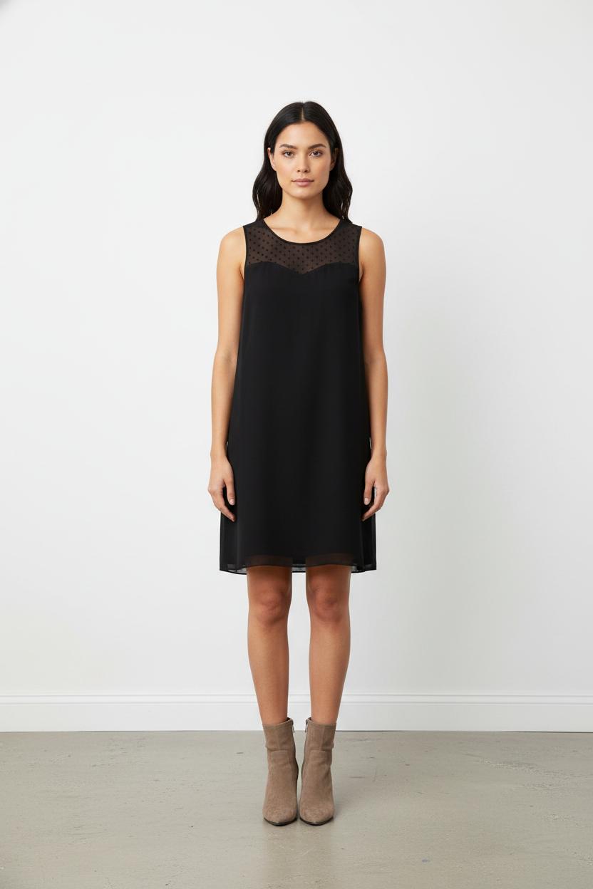 Robe Sans Manches Noire - Taille M/38