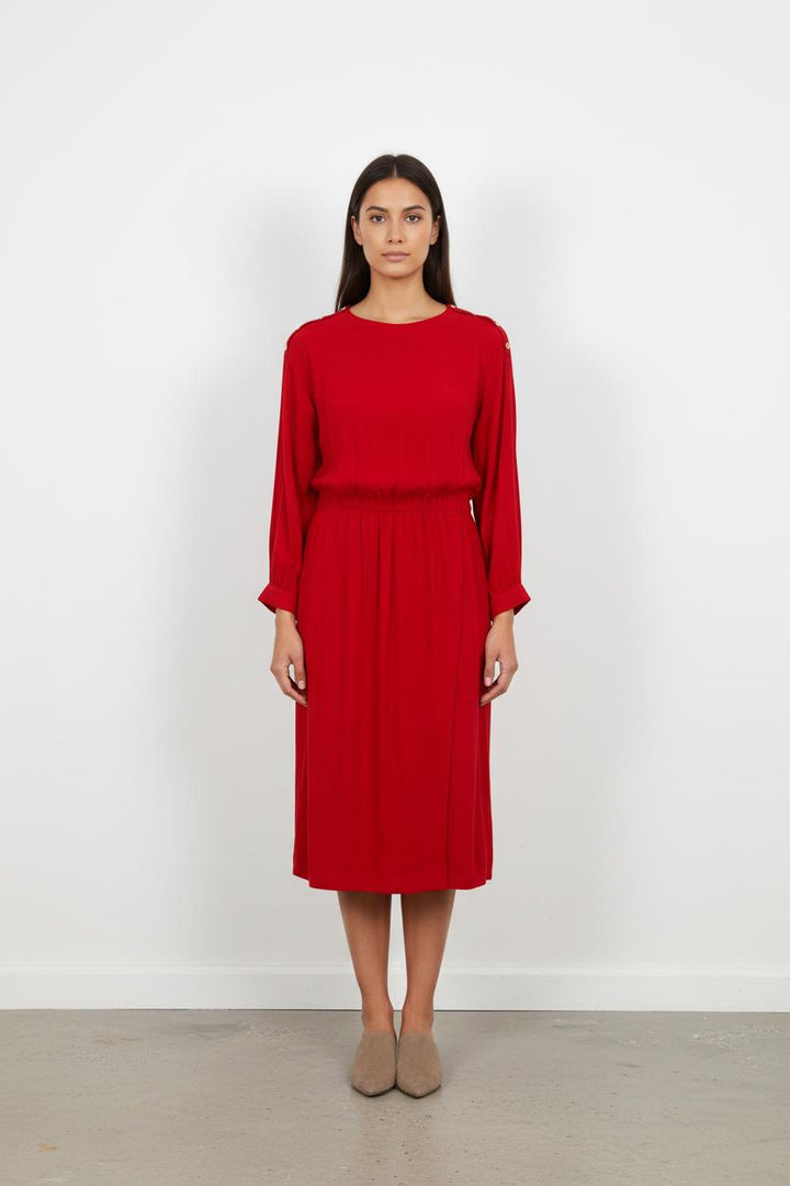 Robe Midi Rouge - Taille M/38