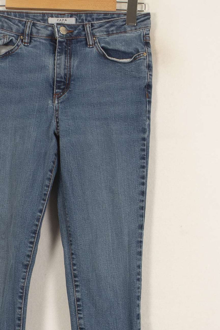 Jean Skinny Bleu - Taille M/38 de la marque ZAPA | PARAD51276 - Vendu par Paradigme - Image 3