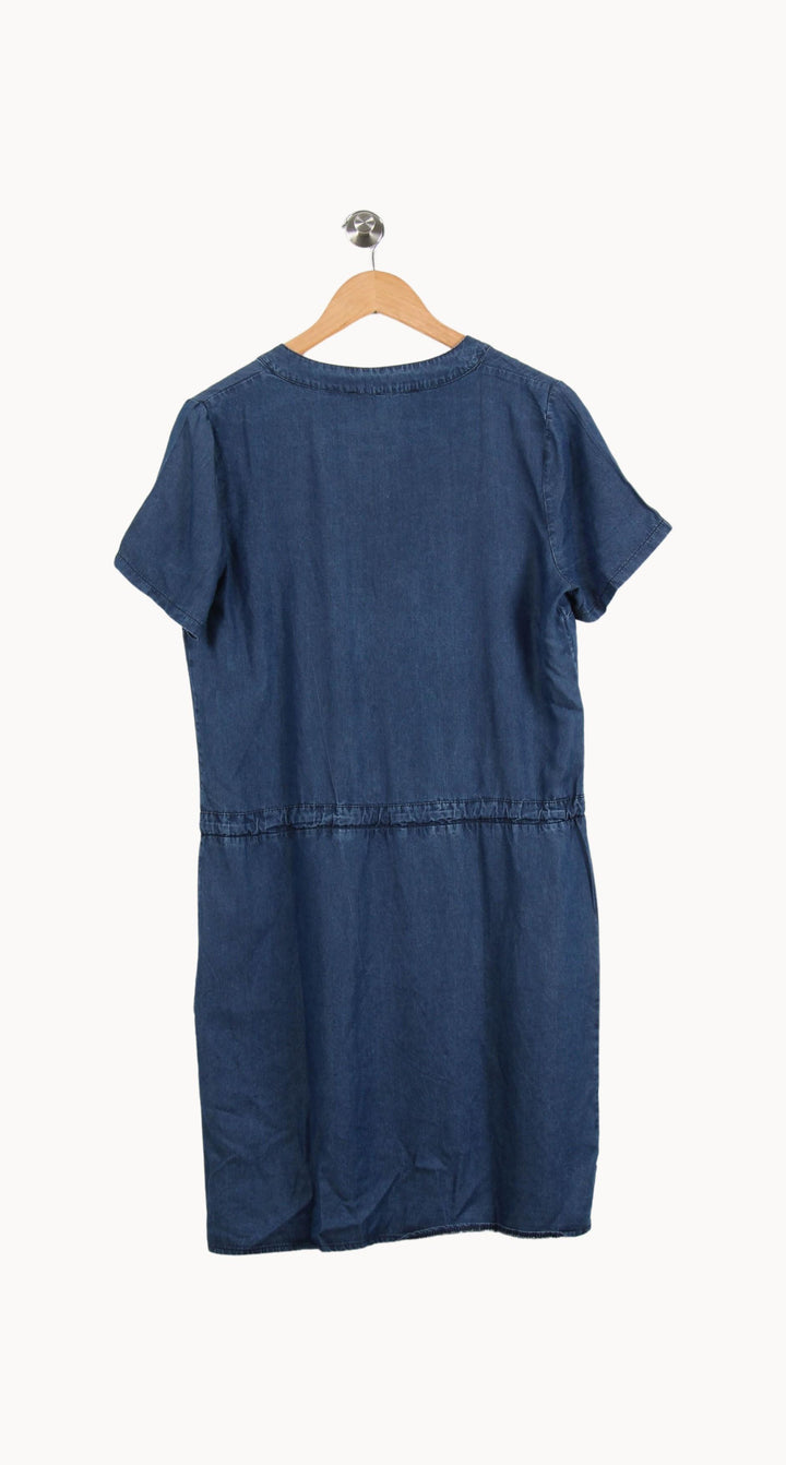 Robe Chemise Bleue - Taille S/36 de la marque La Fée Maraboutée | PARAD51283 - Vendu par Paradigme - Image 4