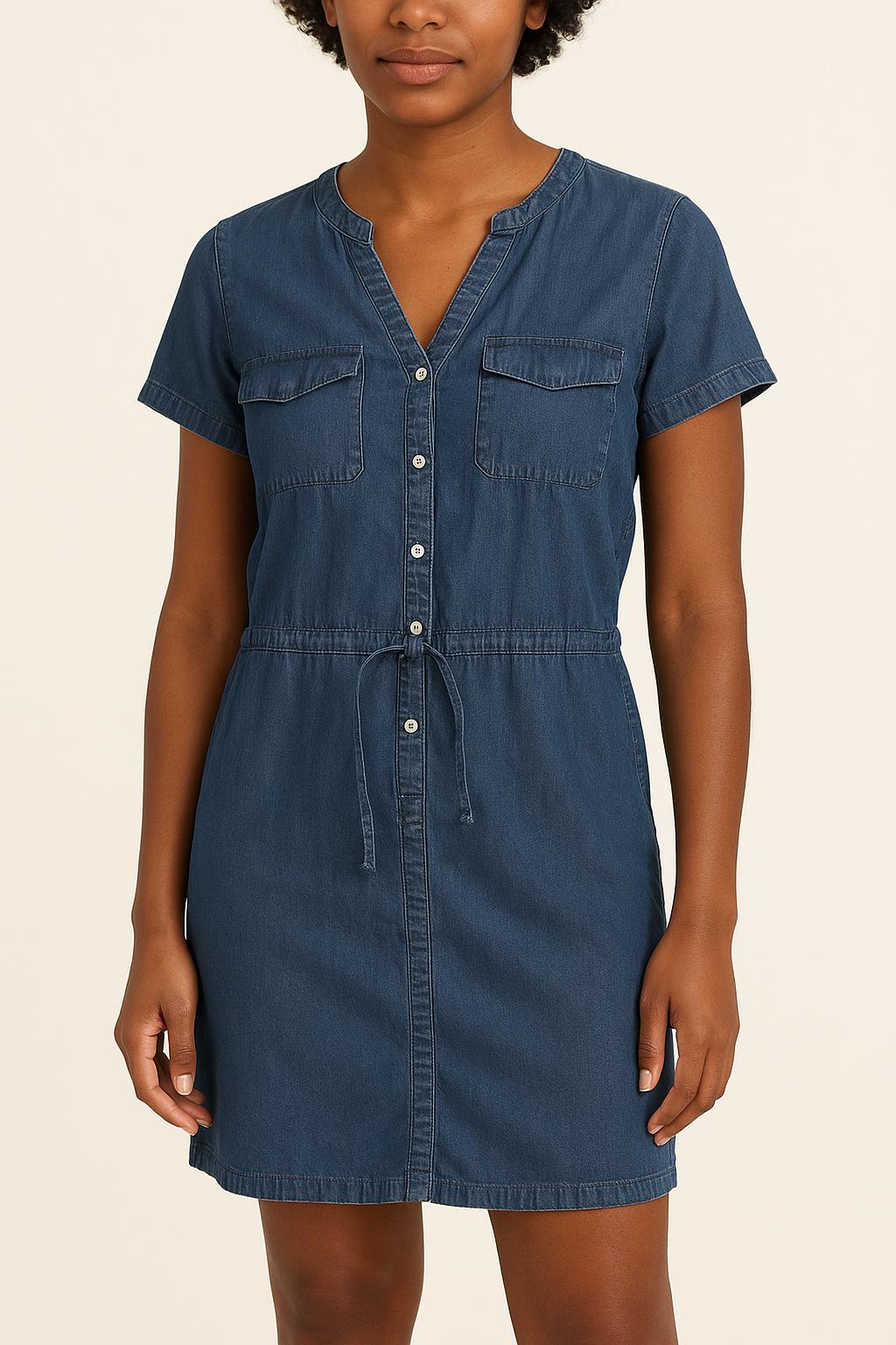 Robe Chemise Bleue - Taille S/36 de la marque La Fée Maraboutée | PARAD51283 - Vendu par Paradigme - Image 1
