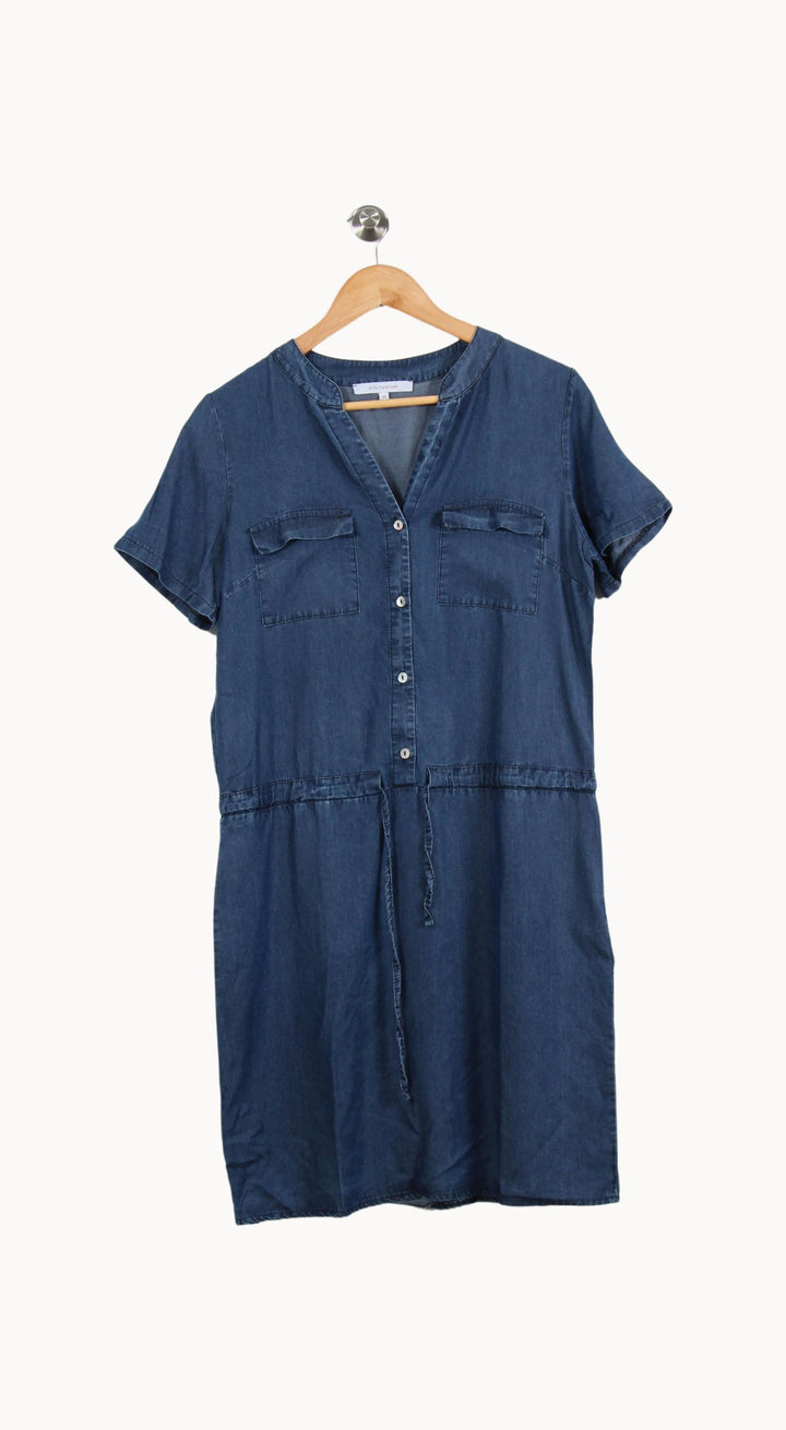 Robe Chemise Bleue - Taille S/36 de la marque La Fée Maraboutée | PARAD51283 - Vendu par Paradigme - Image 2