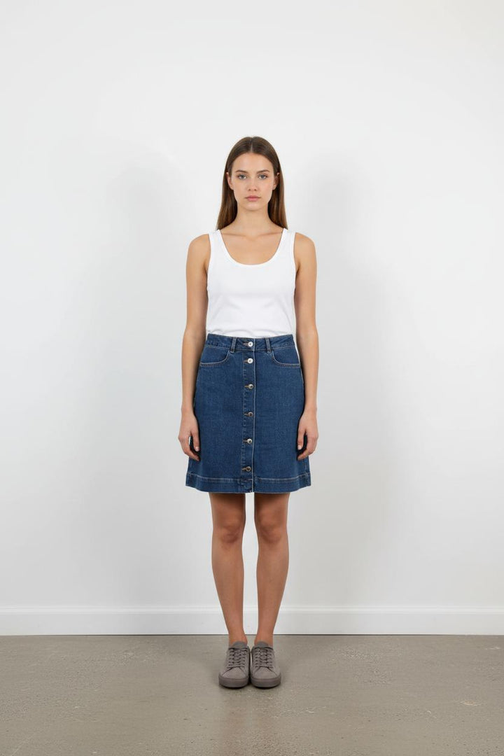 Jupe en Jean Bleue - Taille S/36