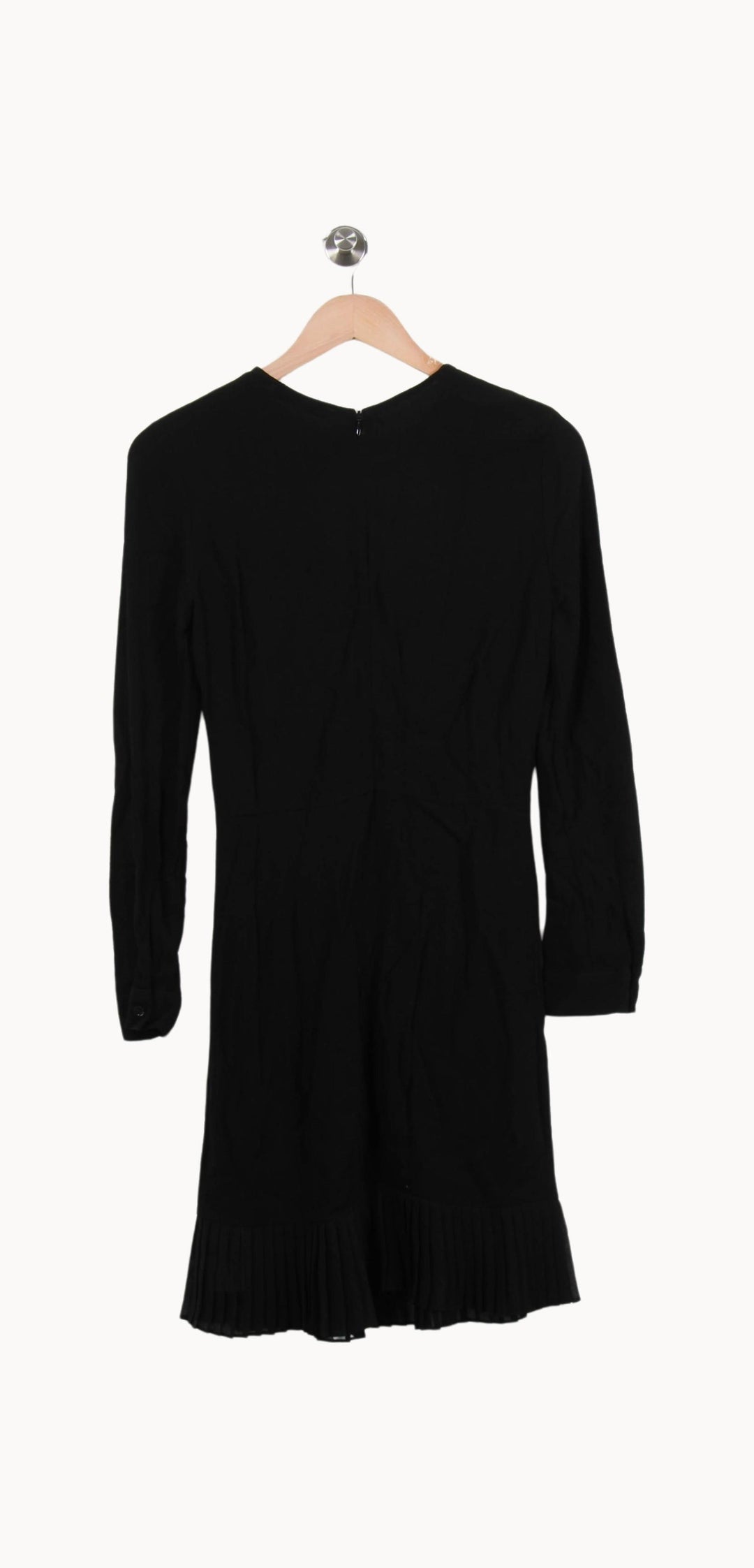 Robe Courte Noire - Taille S/36 de la marque Sandro | PARAD51289 - Vendu par Paradigme - Image 4
