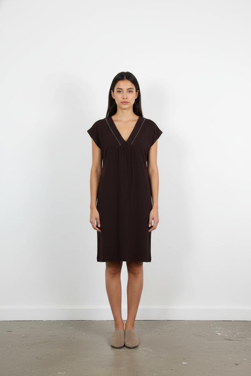 Robe Droite Bordeaux - Taille M/38