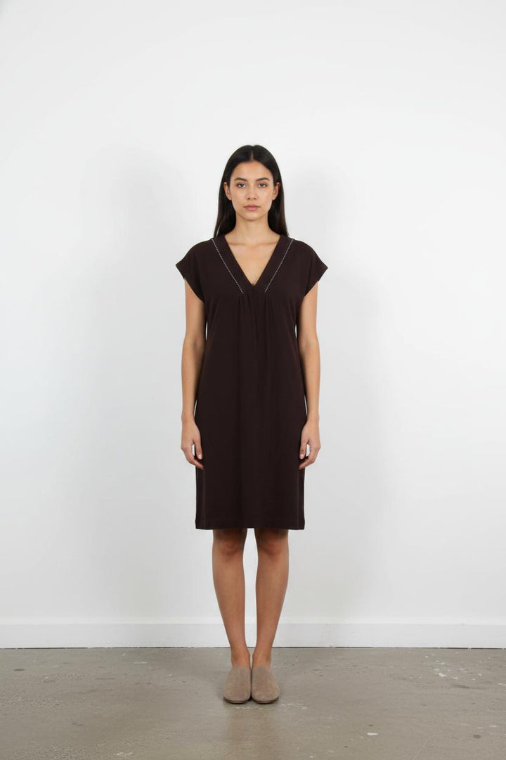 Robe Droite Bordeaux - Taille M/38