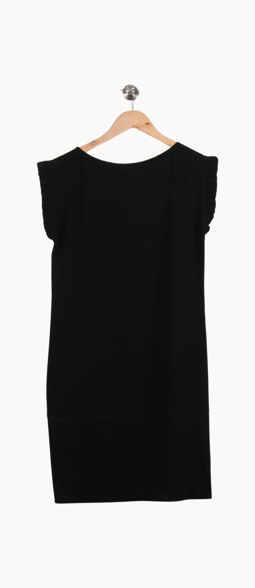Robe Droite Noire - Taille S/36 de la marque Claudie Pierlot | PARAD51302 - Vendu par Paradigme - Image 4