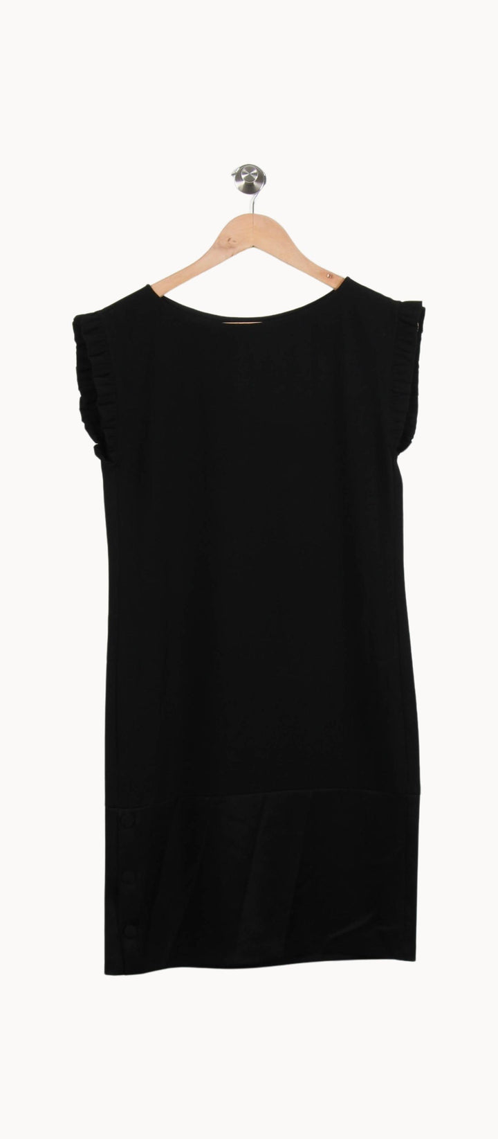 Robe Droite Noire - Taille S/36 de la marque Claudie Pierlot | PARAD51302 - Vendu par Paradigme - Image 2