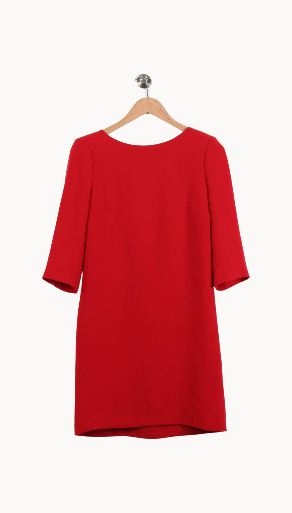 Robe Droite Rouge - Taille S/36 de la marque Claudie Pierlot | PARAD51305 - Vendu par Paradigme - Image 2
