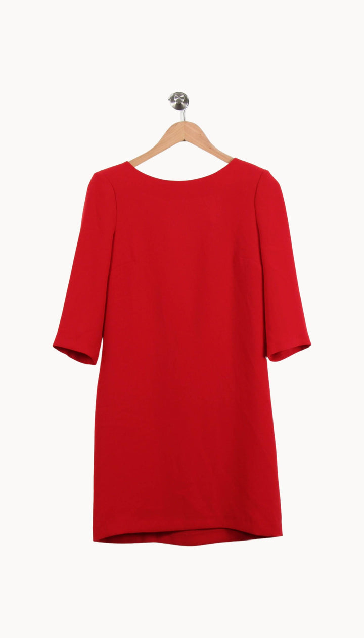 Robe Droite Rouge - Taille S/36 de la marque Claudie Pierlot | PARAD51305 - Vendu par Paradigme - Image 2