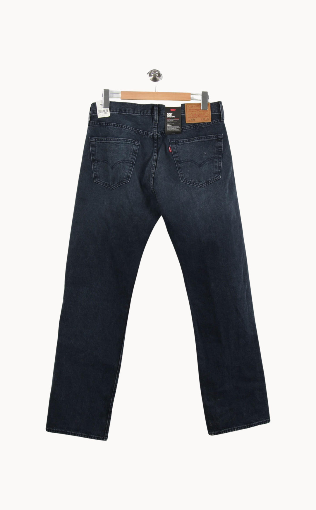 Jean Noir - Taille M/38 de la marque Levi's | PARAD51315 - Vendu par Paradigme - Image 4