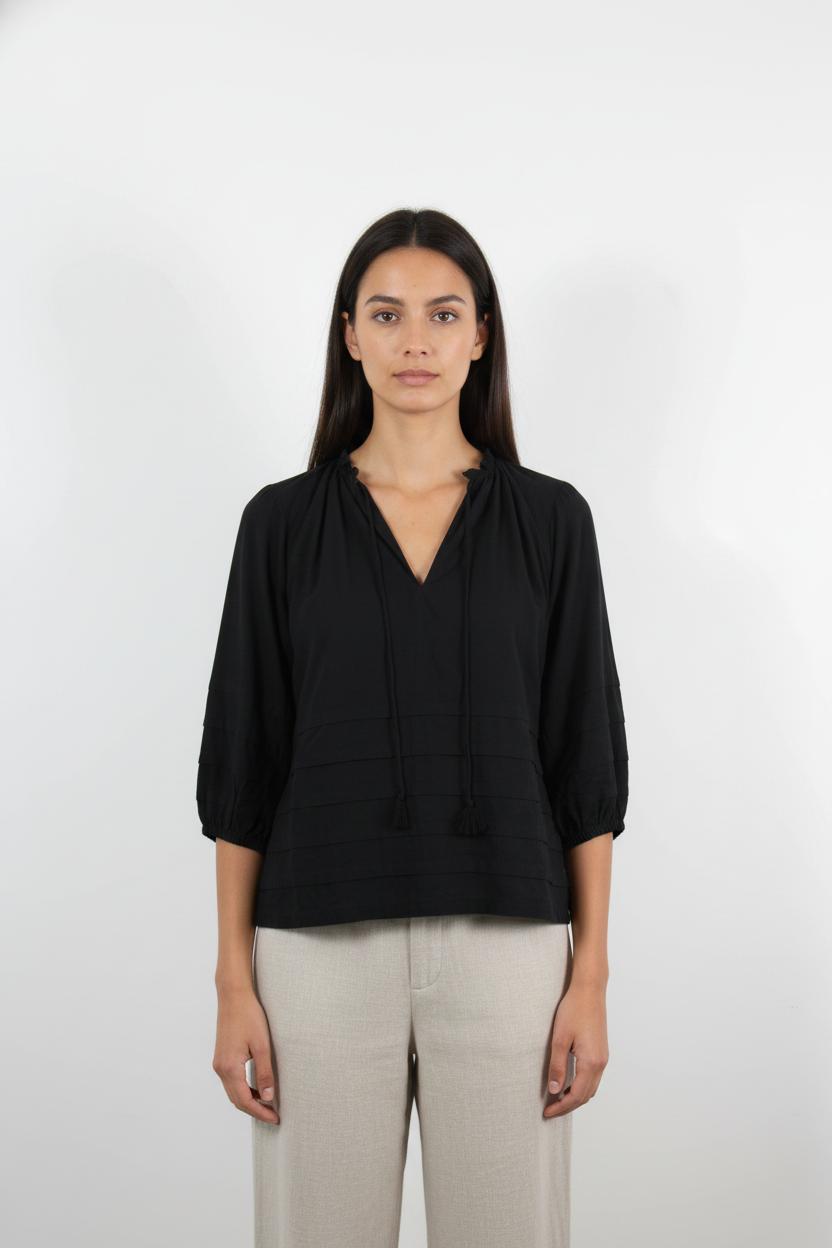Blouse Noire - Taille L/40