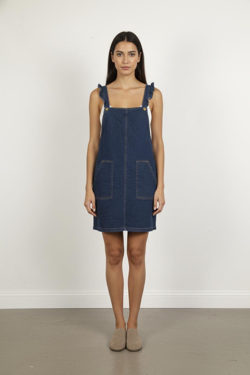 Robe Salopette Bleue - Taille L/40