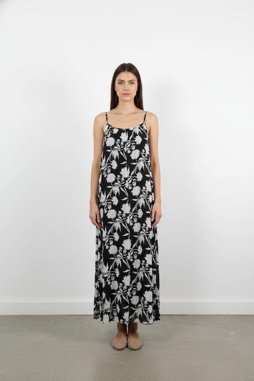 Robe Longue Noire et Blanche - Taille M/38