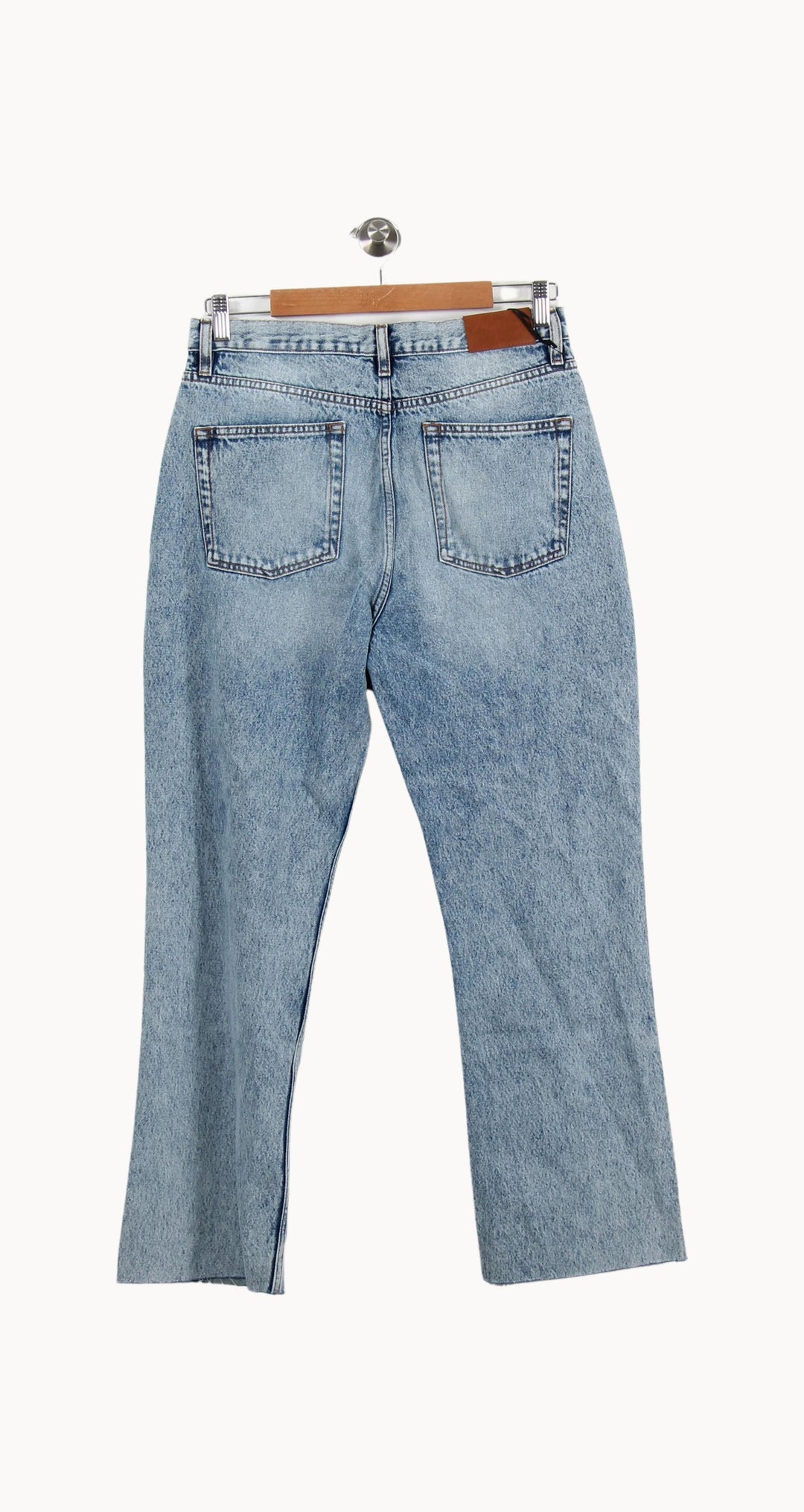 Jean Droit Bleu - Taille M/38 de la marque Tara Jarmon | PARAD51350 - Vendu par Paradigme - Image 4