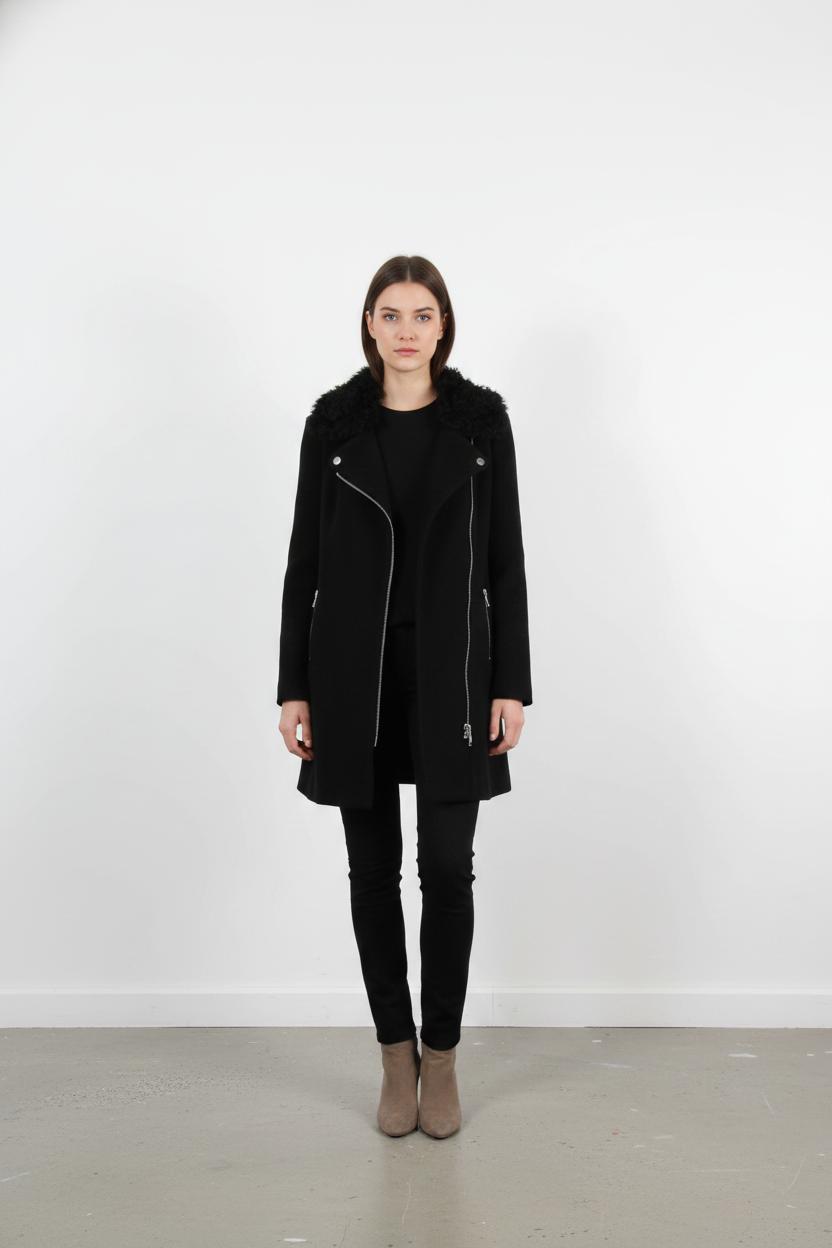 Manteau Noir - Taille S/36