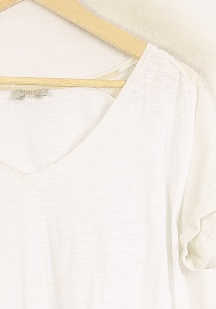 Tee-shirt Blanc - Taille L/40 de la marque Pablo | PARAD51360 - Vendu par Paradigme - Image 3