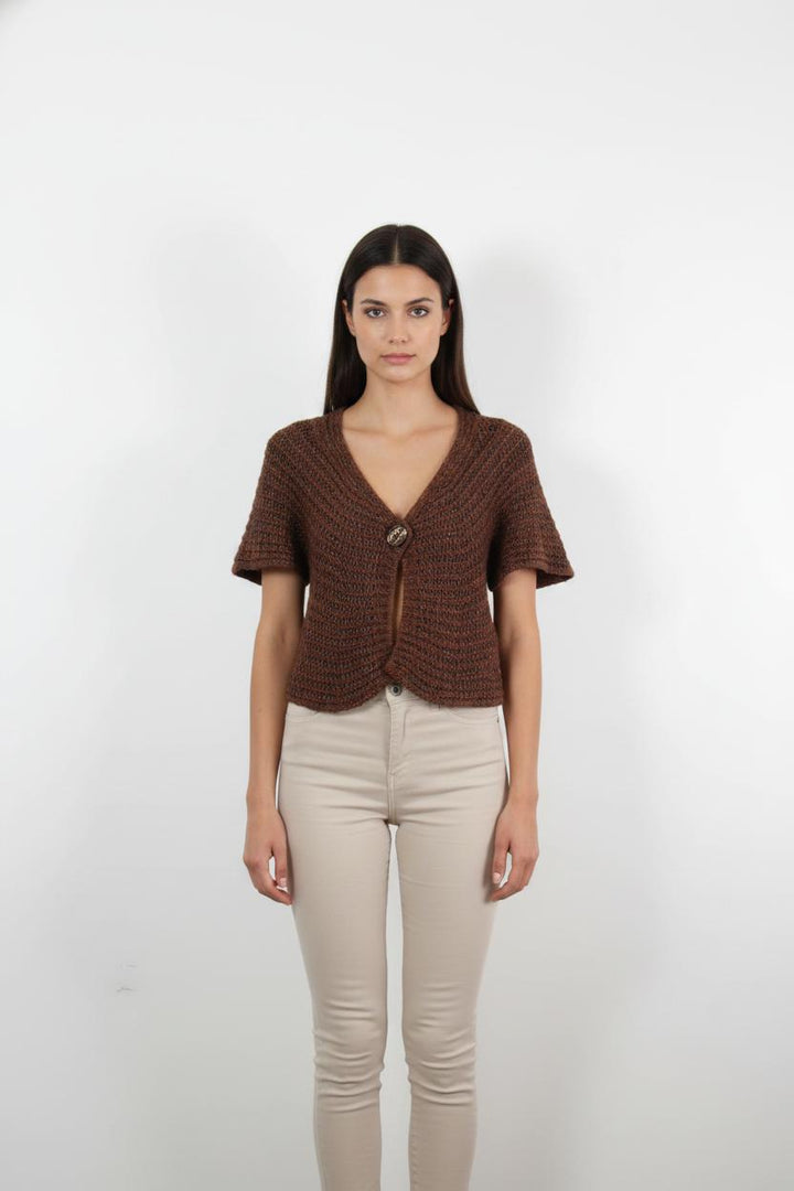 Gilet Marron - Taille S/36