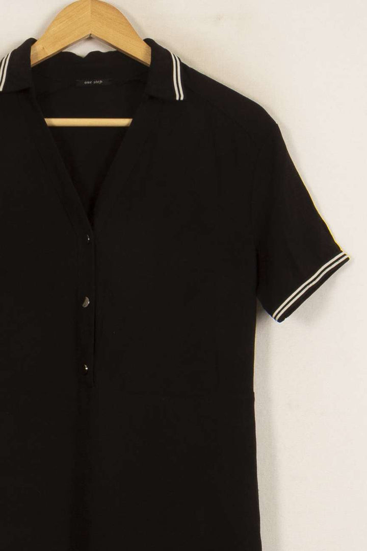Robe Chemise Noire - Taille S/36 de la marque One Step | PARAD51369 - Vendu par Paradigme - Image 3