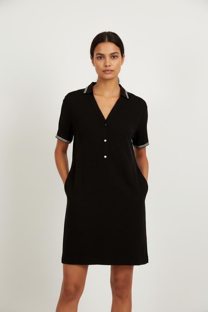 Robe Chemise Noire - Taille S/36