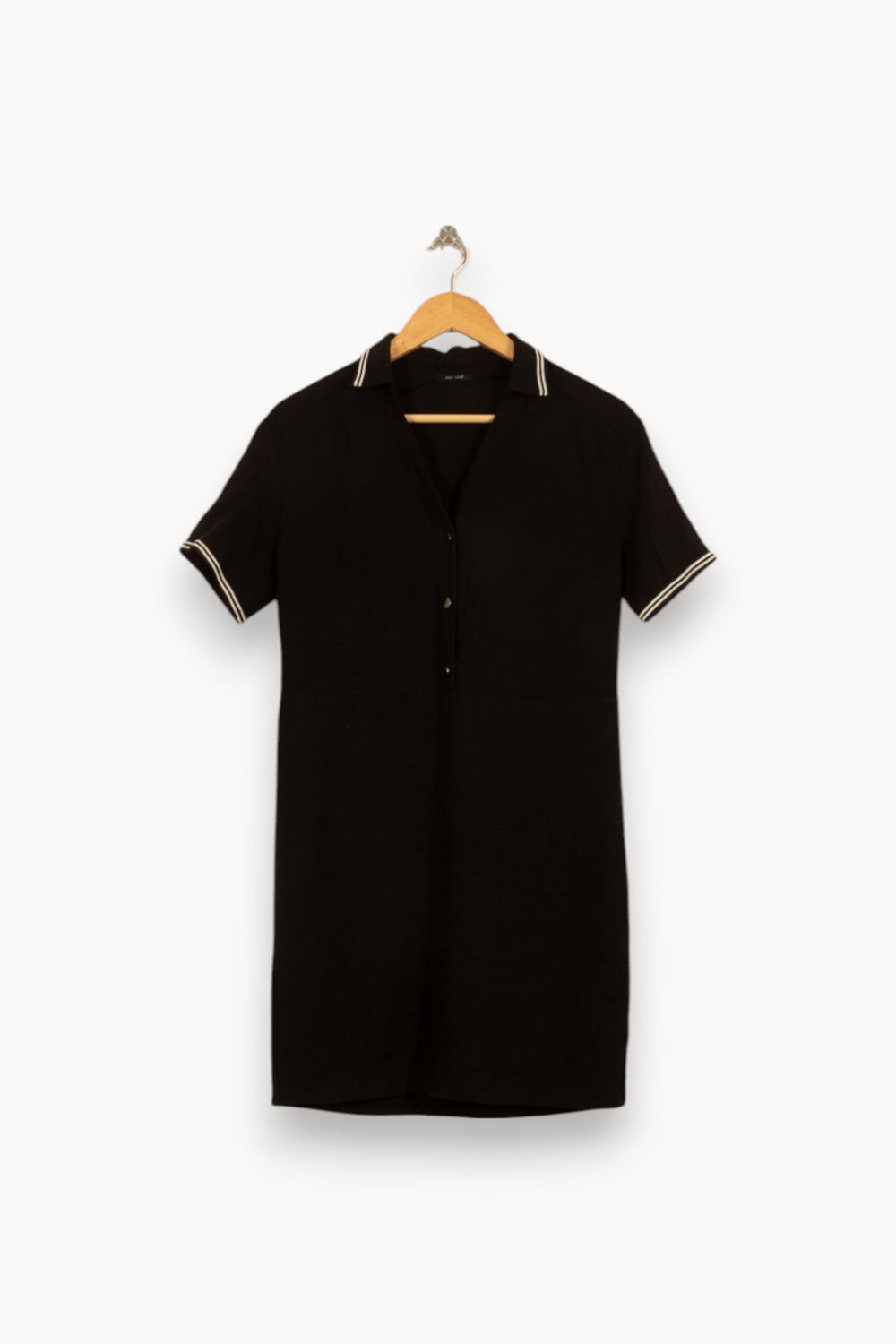 Robe Chemise Noire - Taille S/36 de la marque One Step | PARAD51369 - Vendu par Paradigme - Image 2