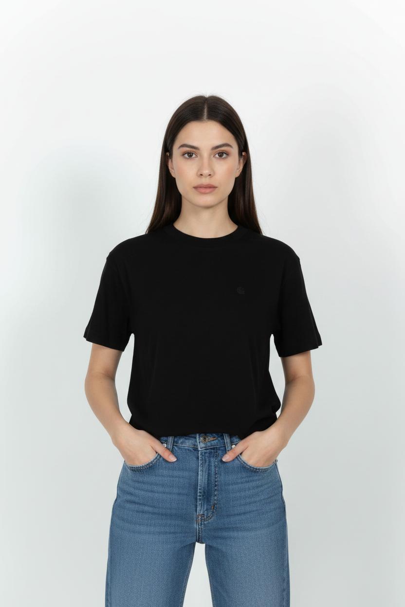 Tee-shirt Noir - Taille XS/34 de la marque Carhartt | PARAD51372 - Vendu par Paradigme - Image 1