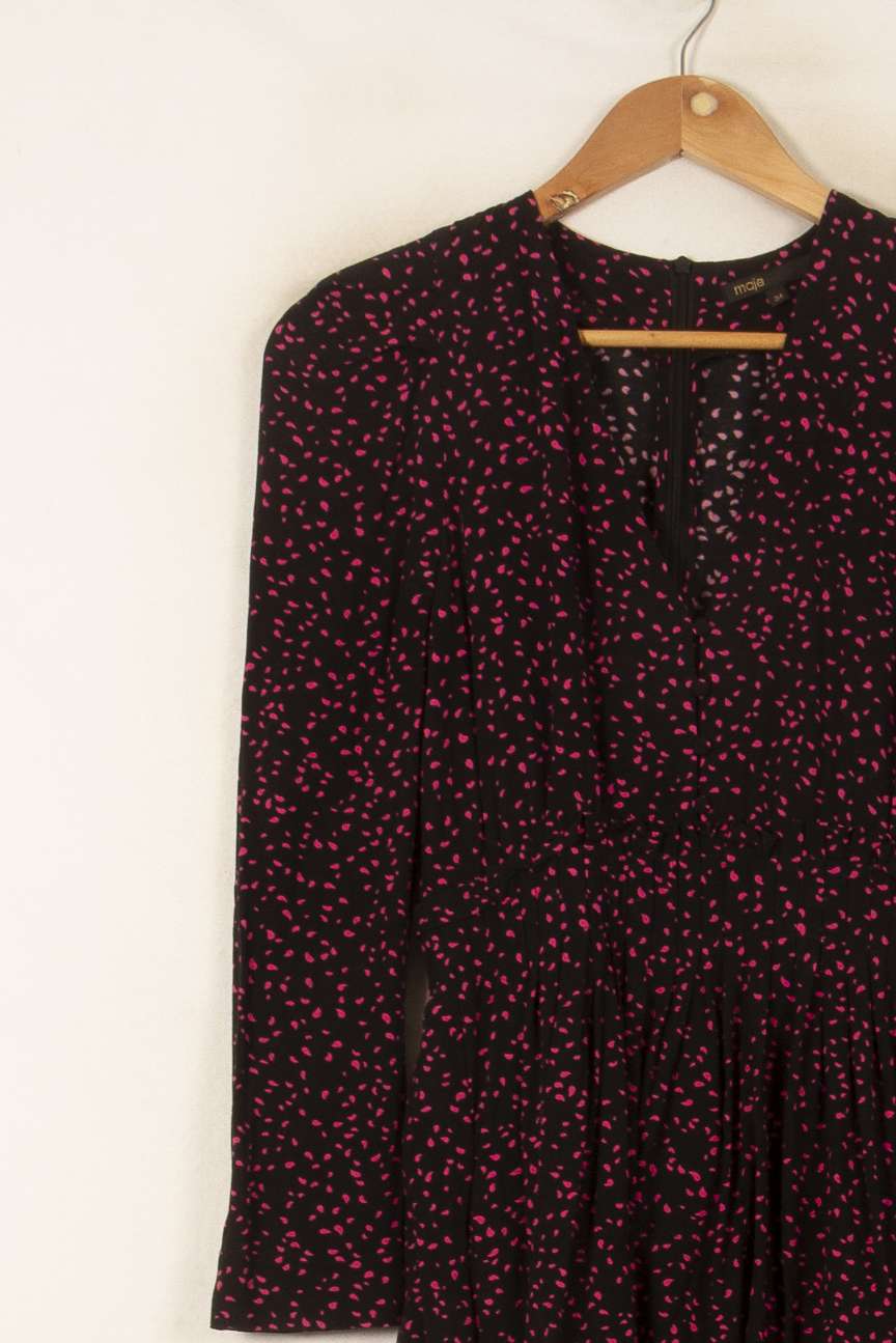Combishort Noir et Rose - Taille XS/34 de la marque Maje | PARAD51380 - Vendu par Paradigme - Image 3