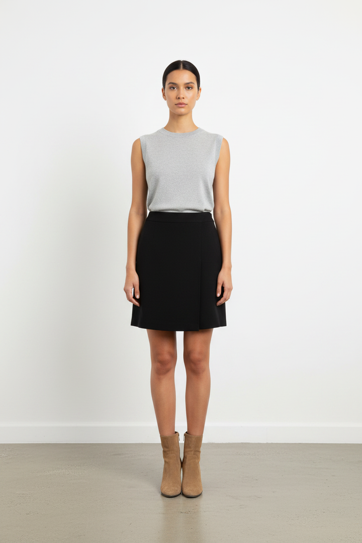 Jupe Droite Noire - Taille L/40